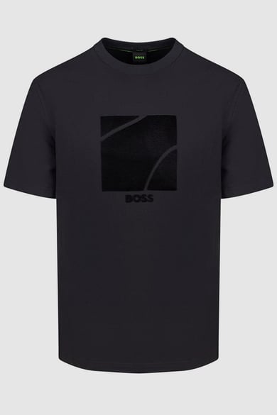 ΜΠΛΟΥΖΑ T-SHIRT BOSS - 001 ΜΑΥΡΟ